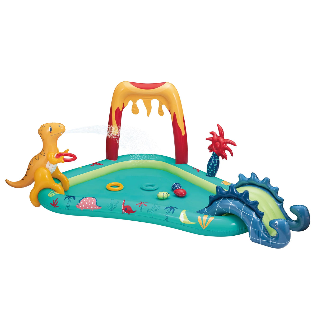 Inflatable Play Center with Sprinkler Slide U32358