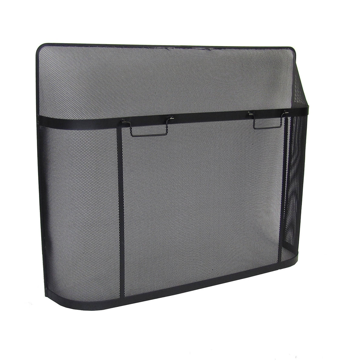 Black Fireplace Screen Guard O860