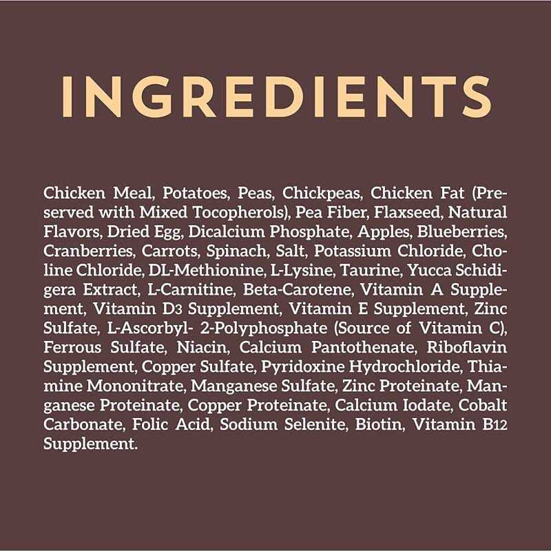 Chicken Meal & Chickpeas Grain Free Dry Dog Food G405509