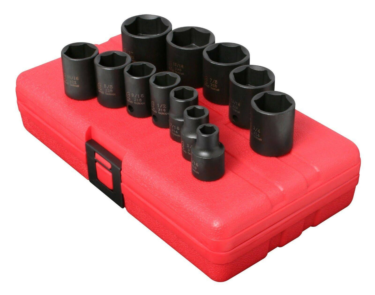 12-Piece 3/8 in. Drive SAE Impact Socket Set A8072