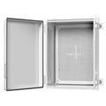 IP67 Waterproof Hinged Cover Plastic Junction Box with Mounting Plate 400×300×180mm W370