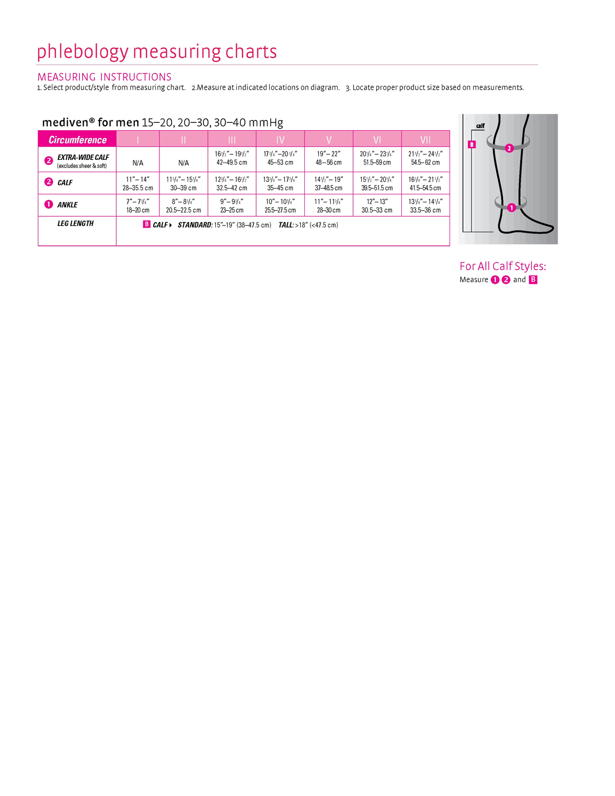 20-30 mmHg Knee High Extra Wide Calf Tall Grey G819