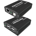 USB Extender up to 164ft/50m Over Cat5/5e/6/7 4 USB2.0 Ports Y81248