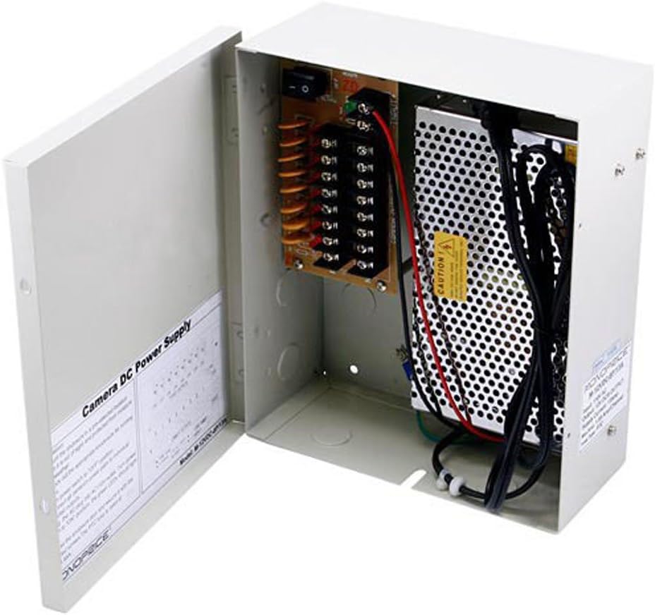 16 Channel CCTV Camera Power Supply 12VDC 10Amps R49473
