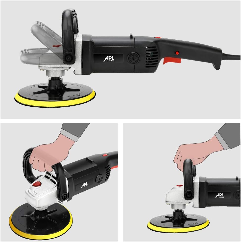 7 Inch Buffer Polisher with 5 Polishing Pads F181