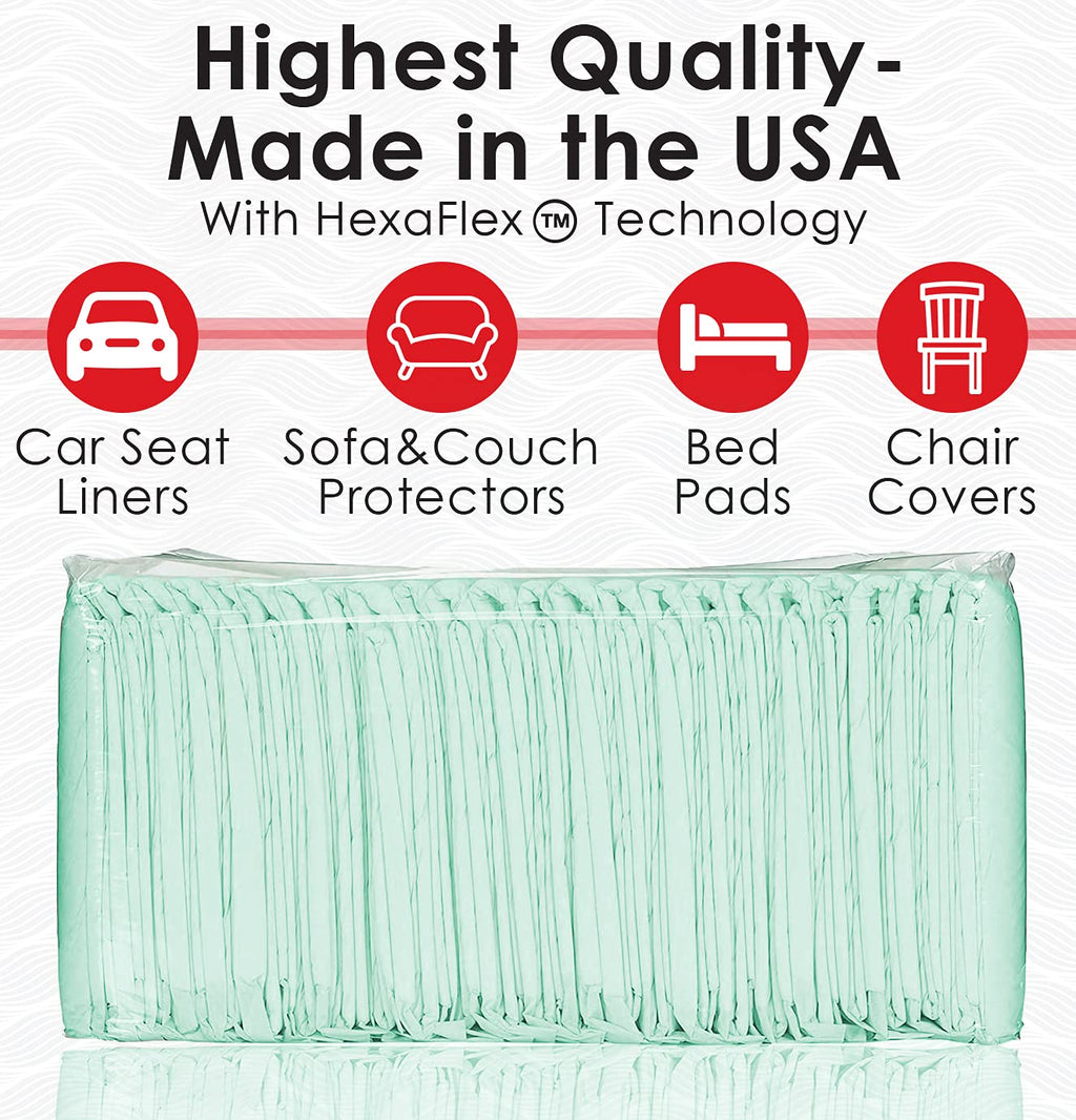 Heavy Absorbency Disposable Bed Pads, 36 x 36 Quilted, 50 Per Case S5739