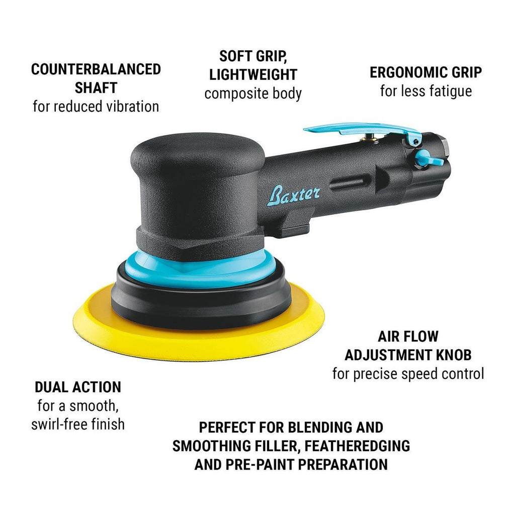 6 in. Dual-Action Air Sander A62817