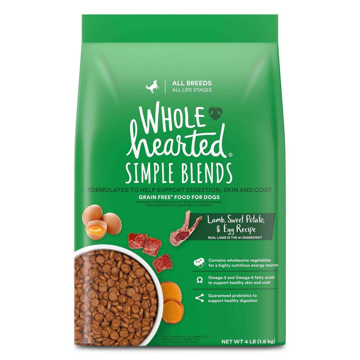 Lamb Sweet Potato & Egg Recipe Dry Dog Food C934544