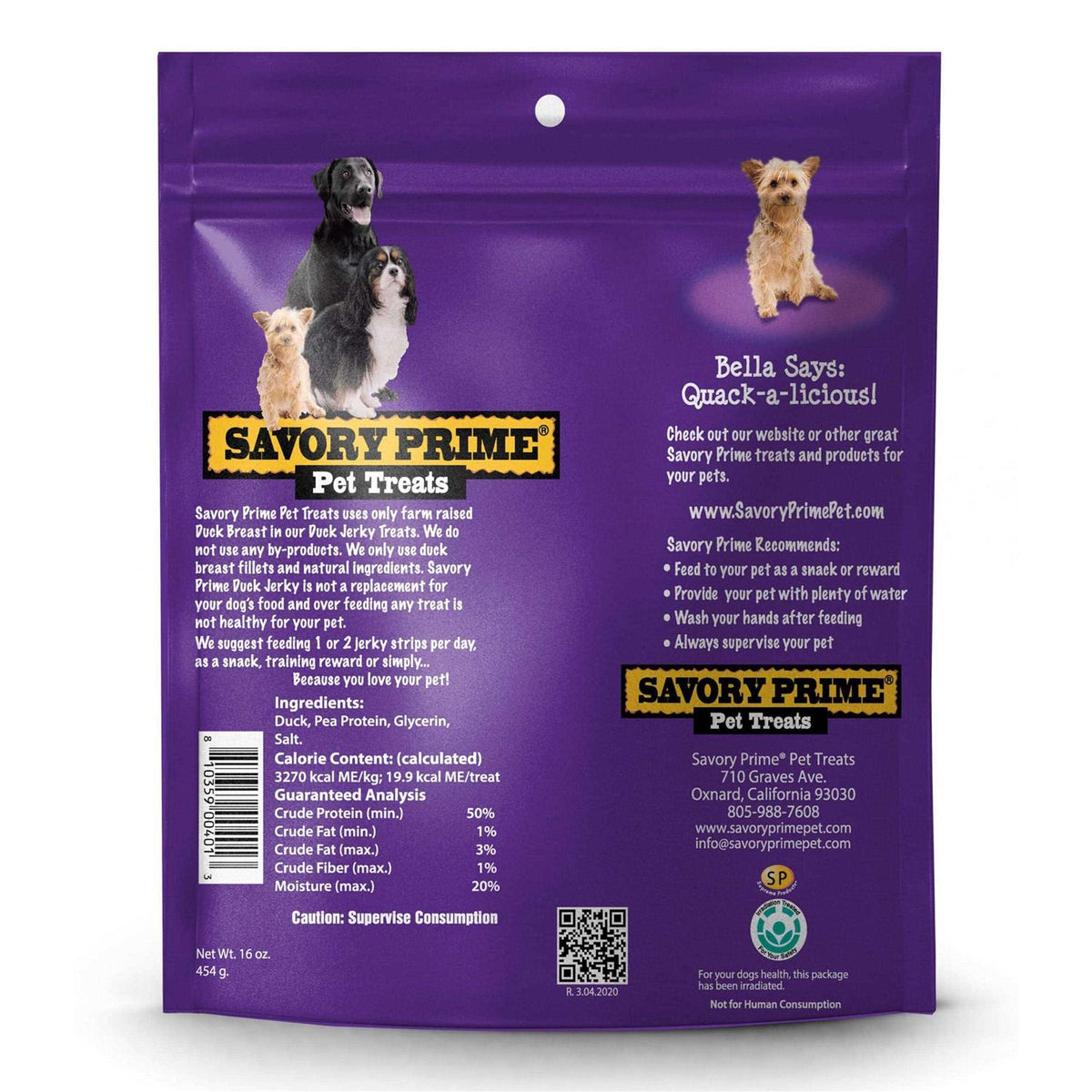 Natural Duck Jerky N340049