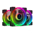 140mm 3pcs RGB PWM Dual Light Loop Fan V3189