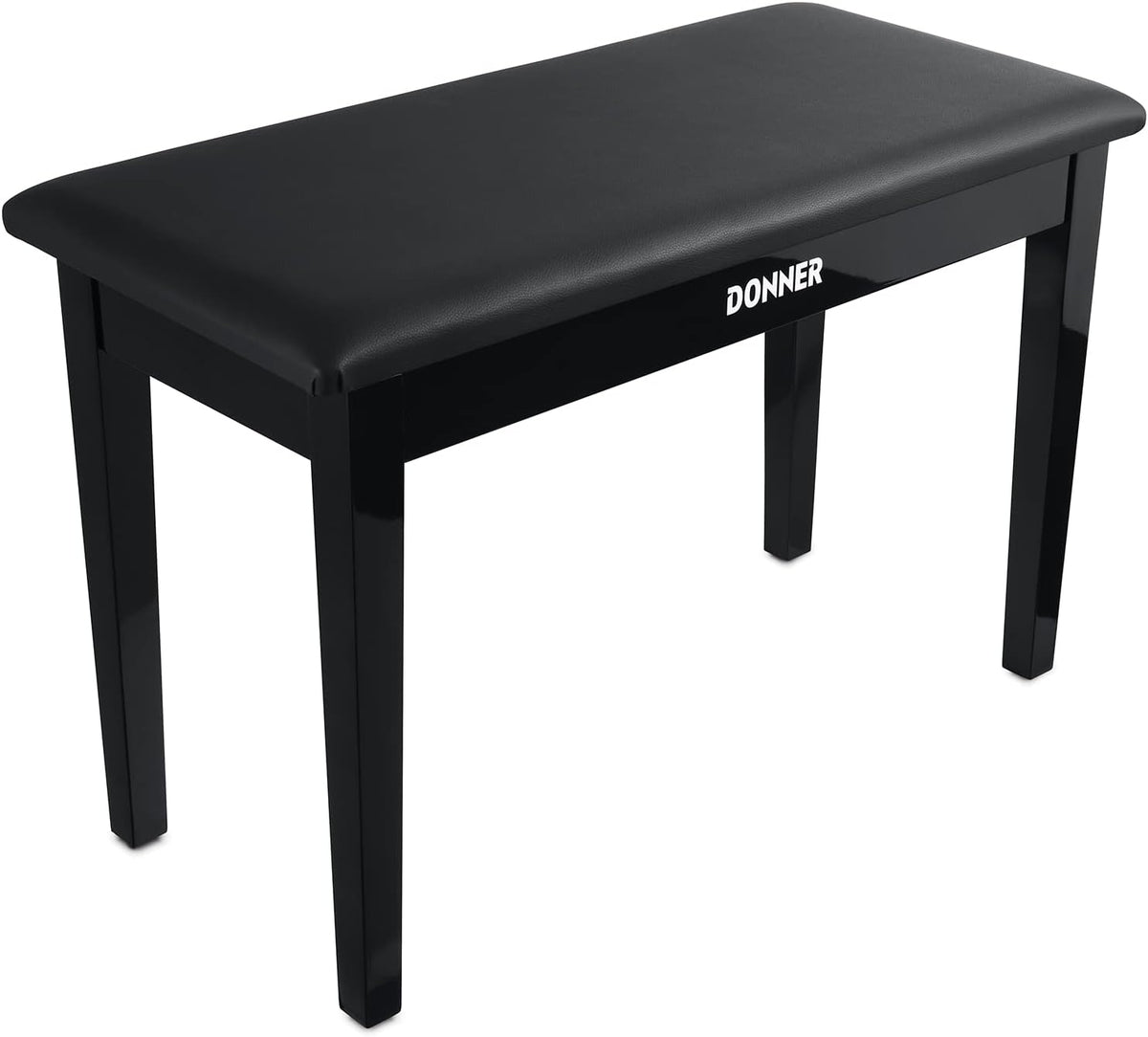 Black Storage Piano Bench S2891
