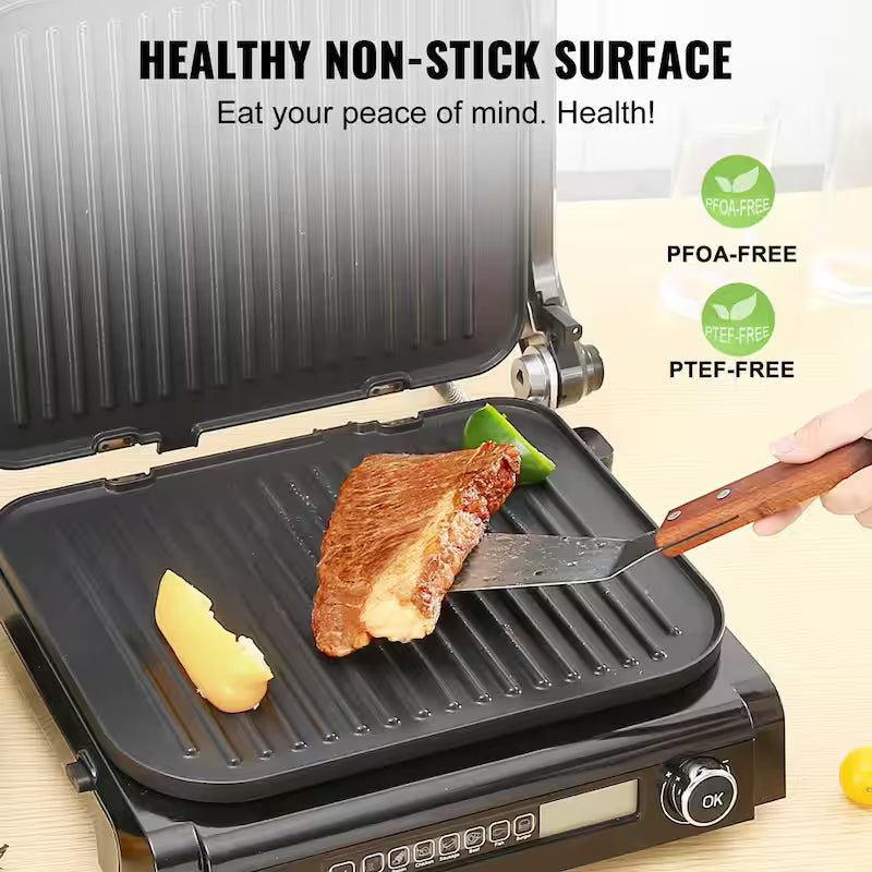 Commercial Electric Griddle 1800-Watt Stainless Steel Grill V558130