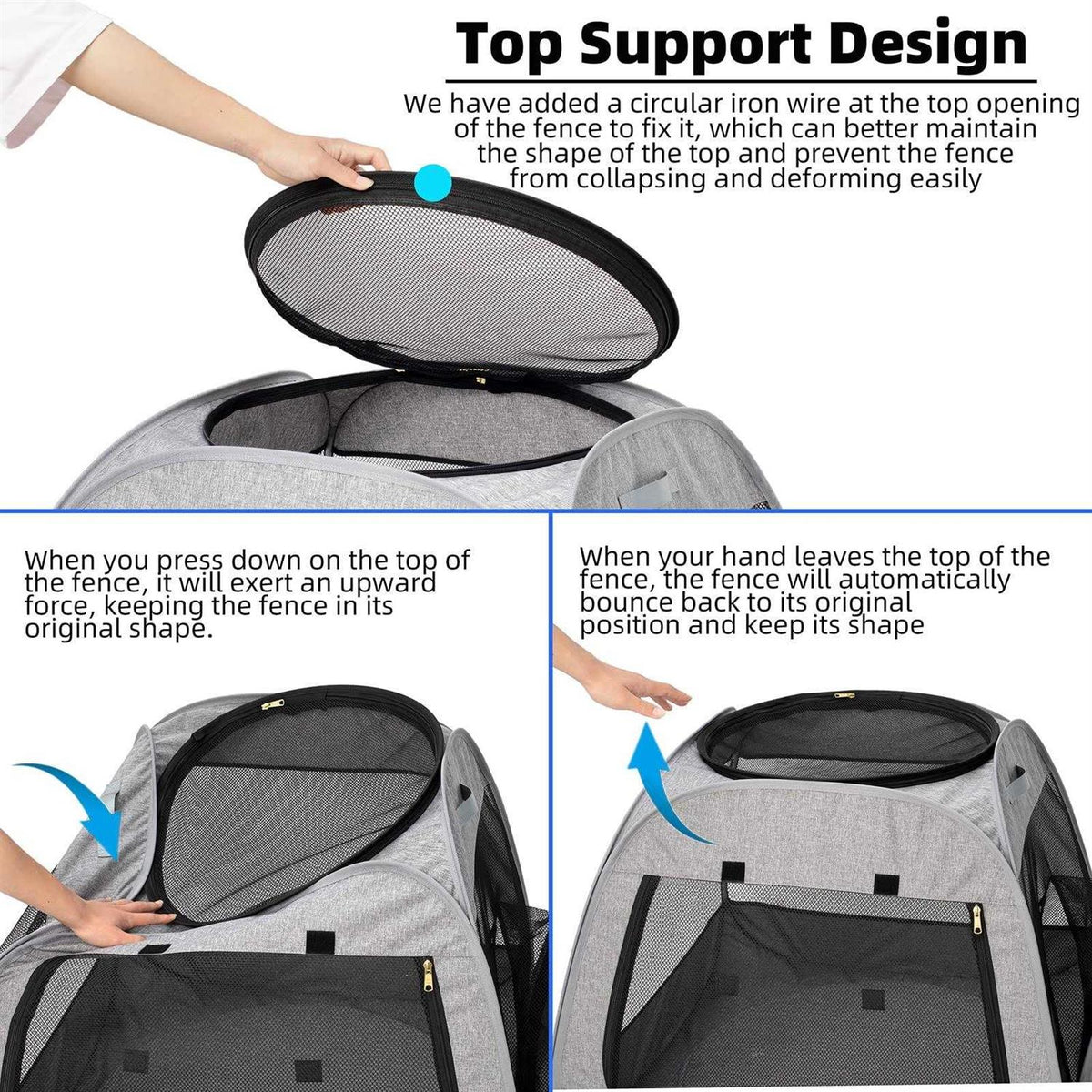 Portable Foldable Cat Playpen F5271