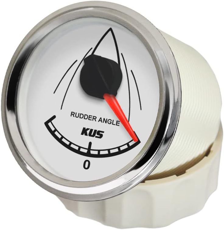 Rudder Angle Indicator Gauge 0-190ohm Signal with Rudder Sensor 52mm T9377