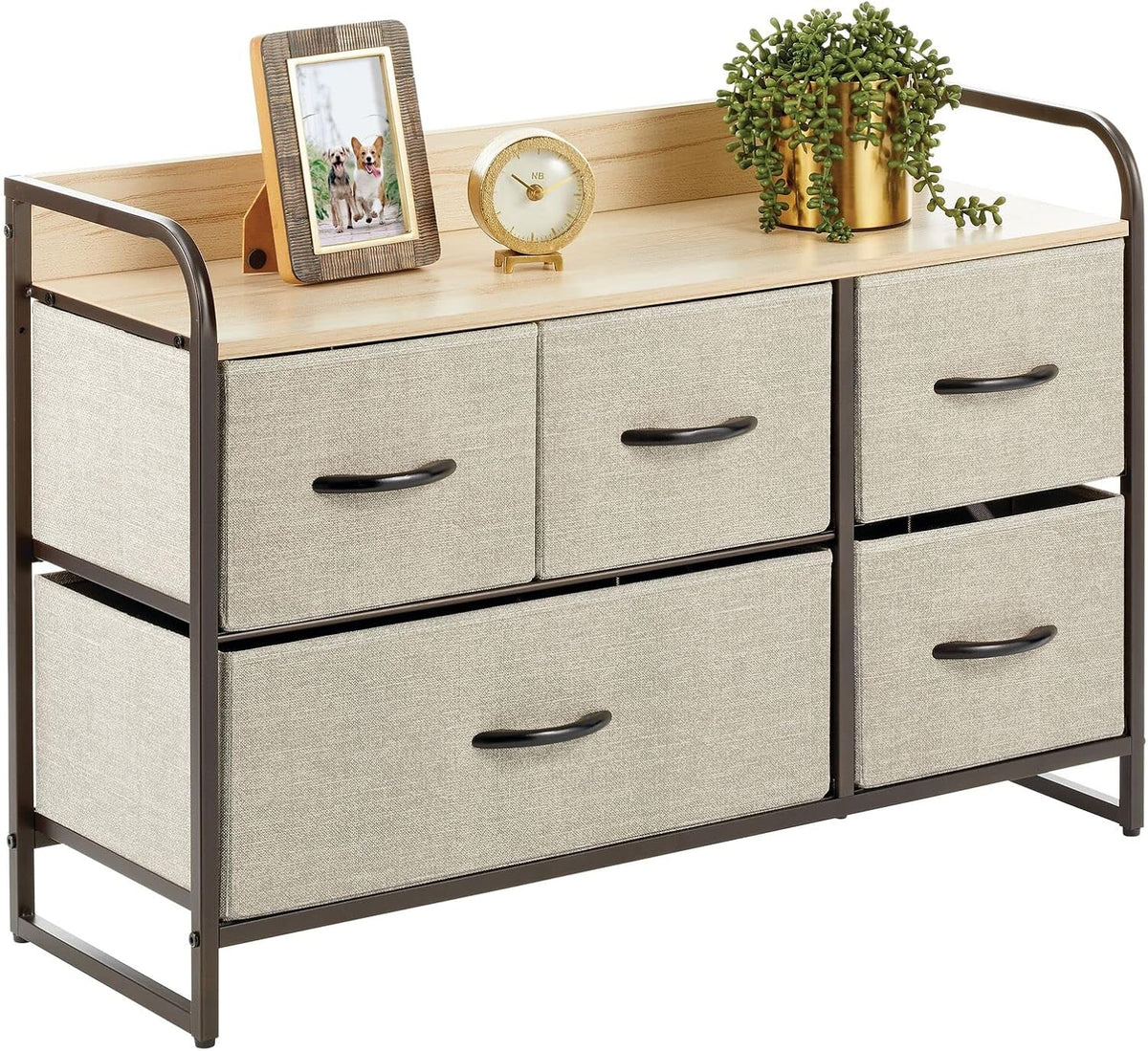 5 Drawer Fabric Storage Dresser T89153