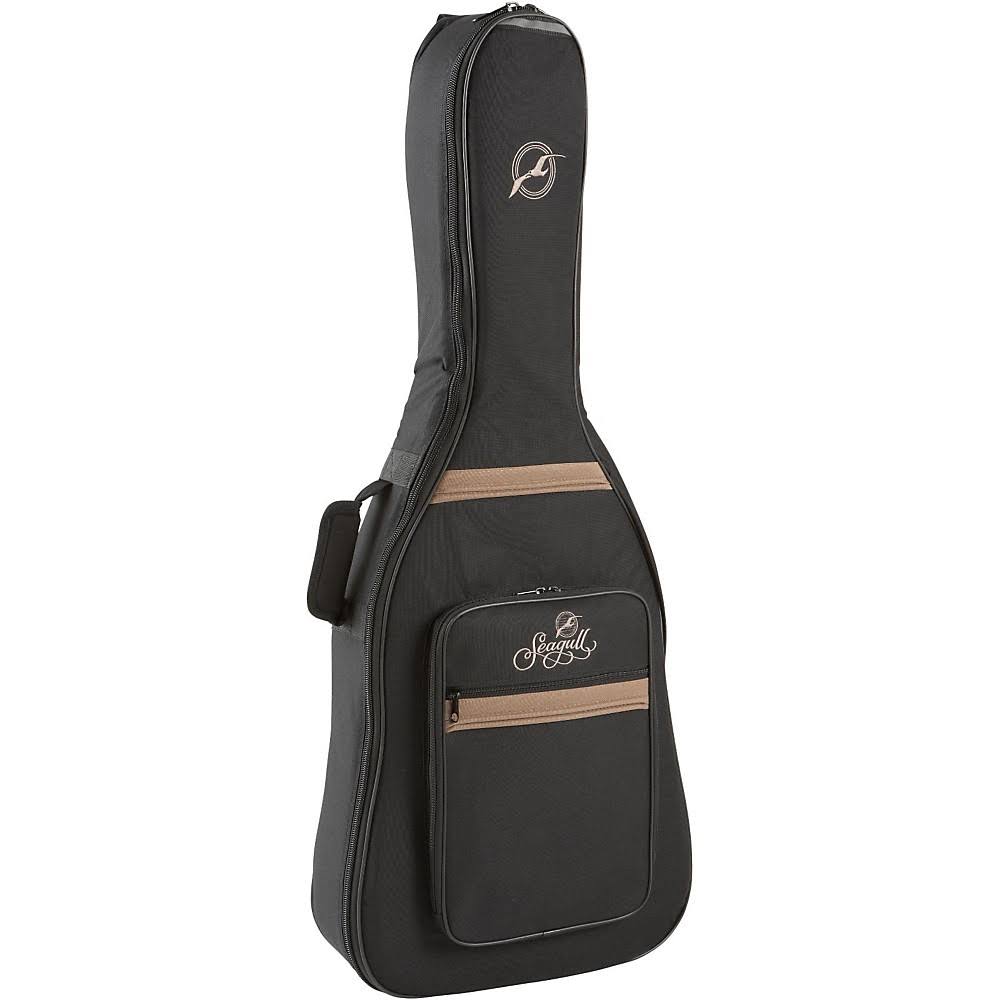Black Embroidered Logo Guitar Gig Bag K359