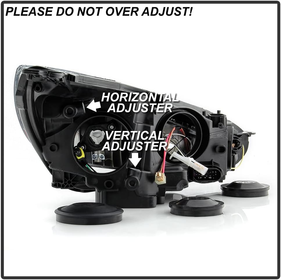 2015-2018 Ford Focus Black Bezel Halogen Headlight Assembly Driver Side V91887