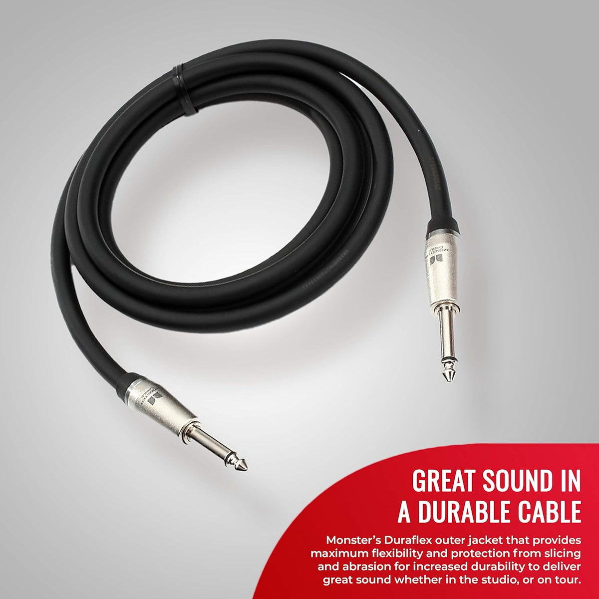 600 Speaker Cable 3 ft 1/4 Plugs Pack of 2 A8818