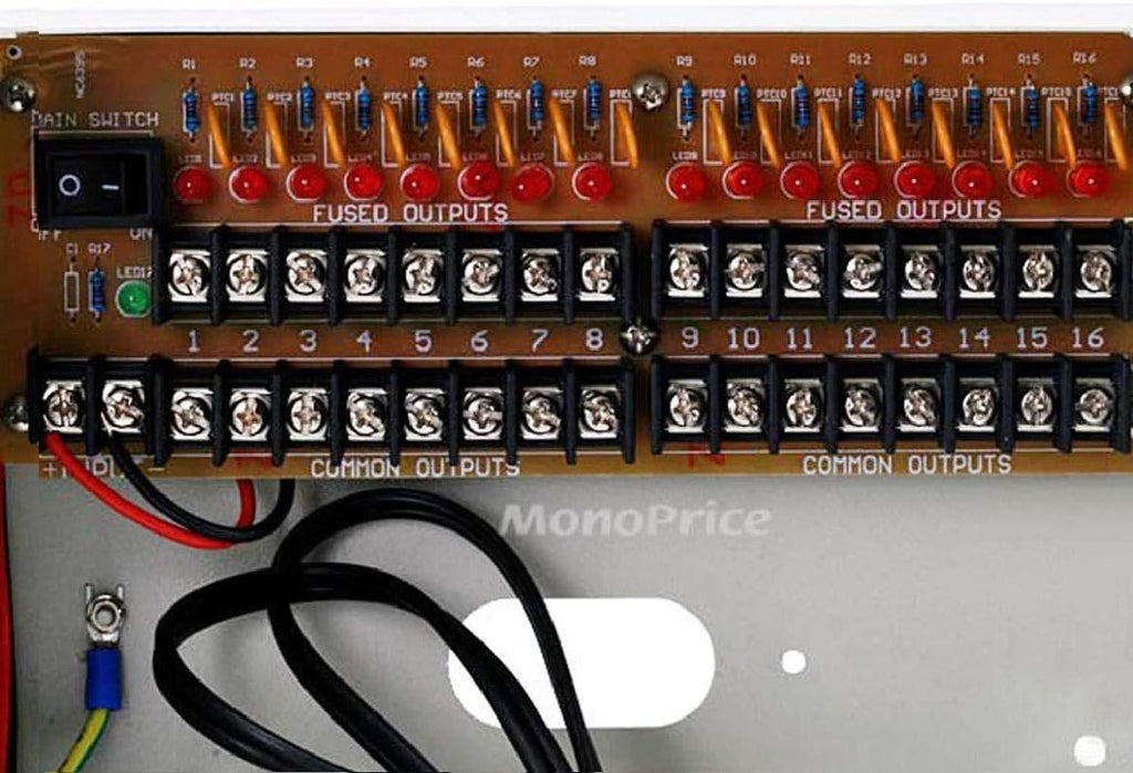 16 Channel CCTV Camera Power Supply 12VDC 10Amps R49473