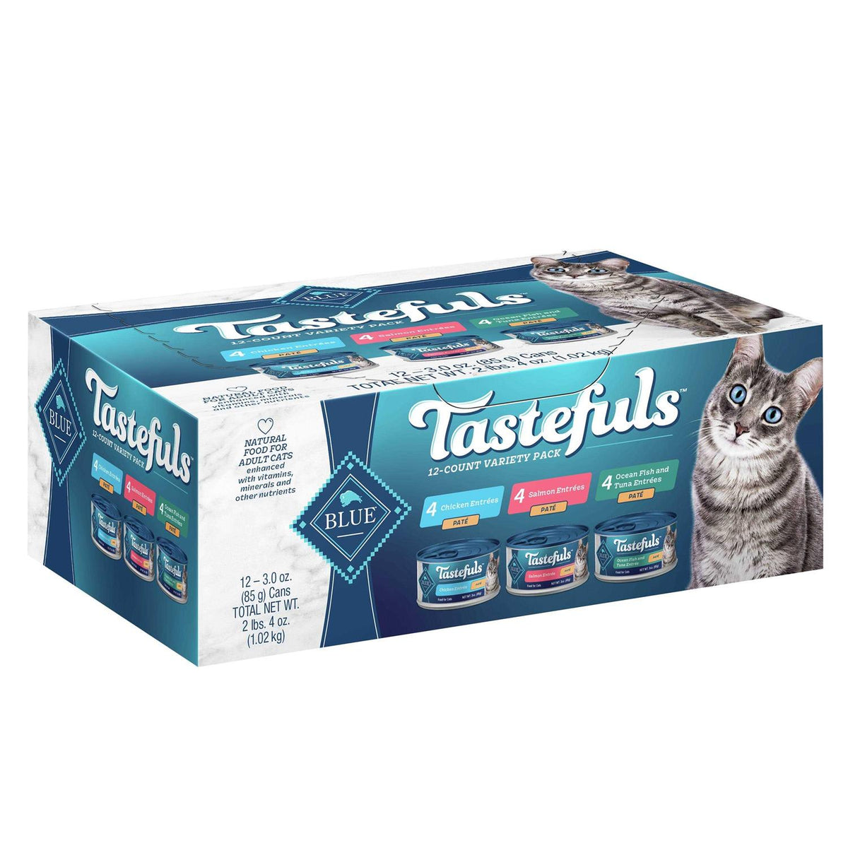 Chicken Salmon & Tuna Wet Cat Food Variety Pack G313896