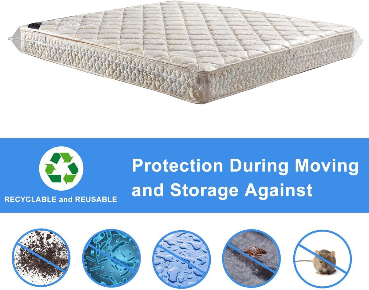 Queen Mattress Bag 4 mil Polyethylene S518