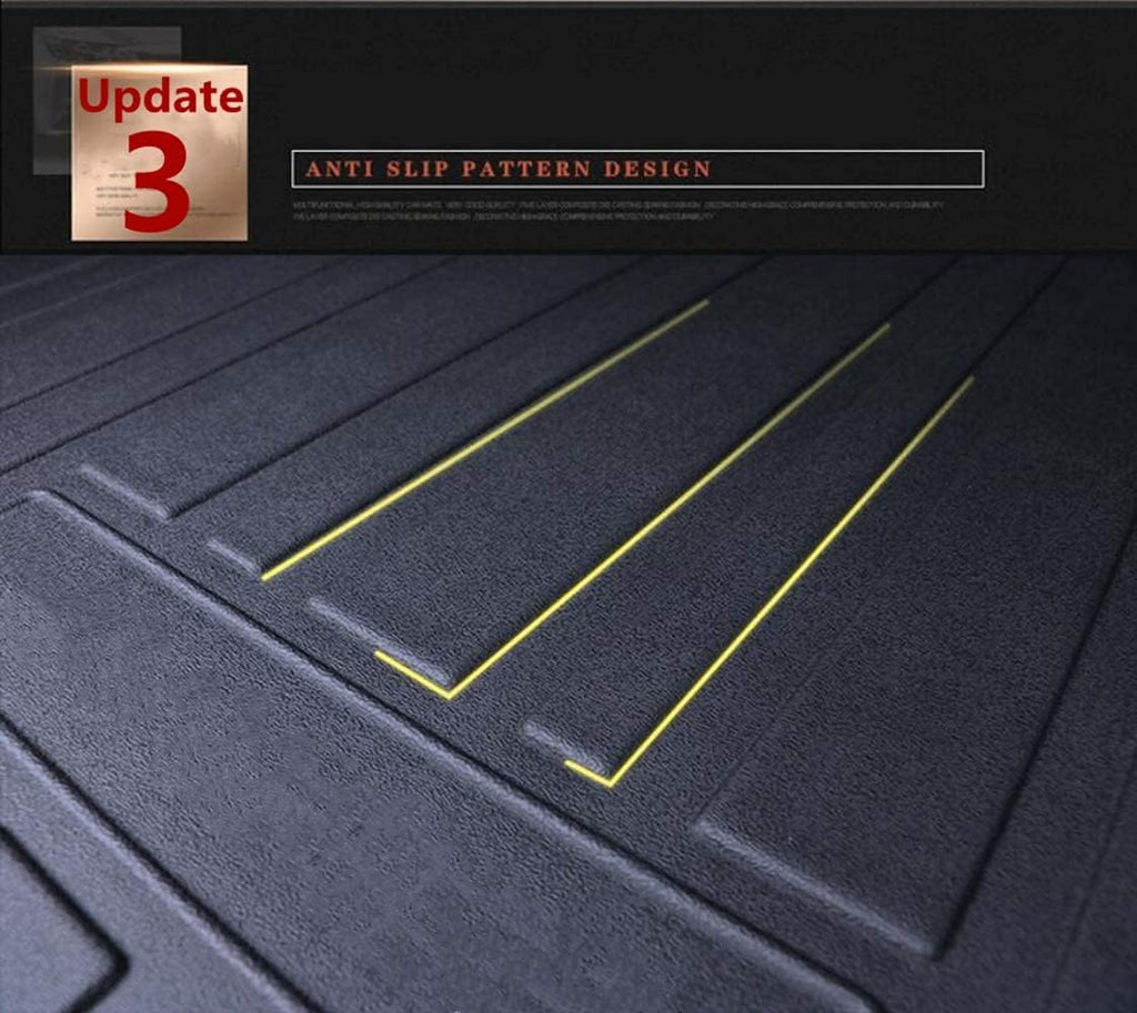 Black TPO Cargo Trunk Tray Floor Mats Protector L2260