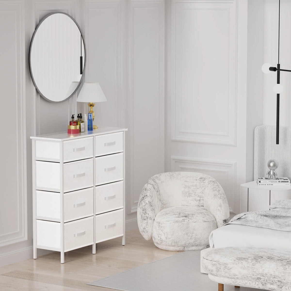 Gray 11 Drawer Chest of Drawers F96359