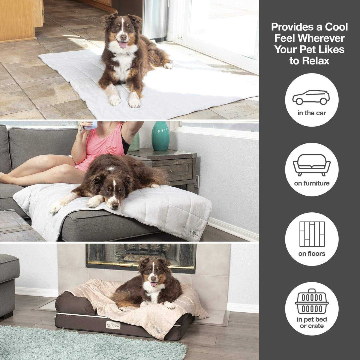 Lightweight Cat and Dog Cooling Blanket N444
