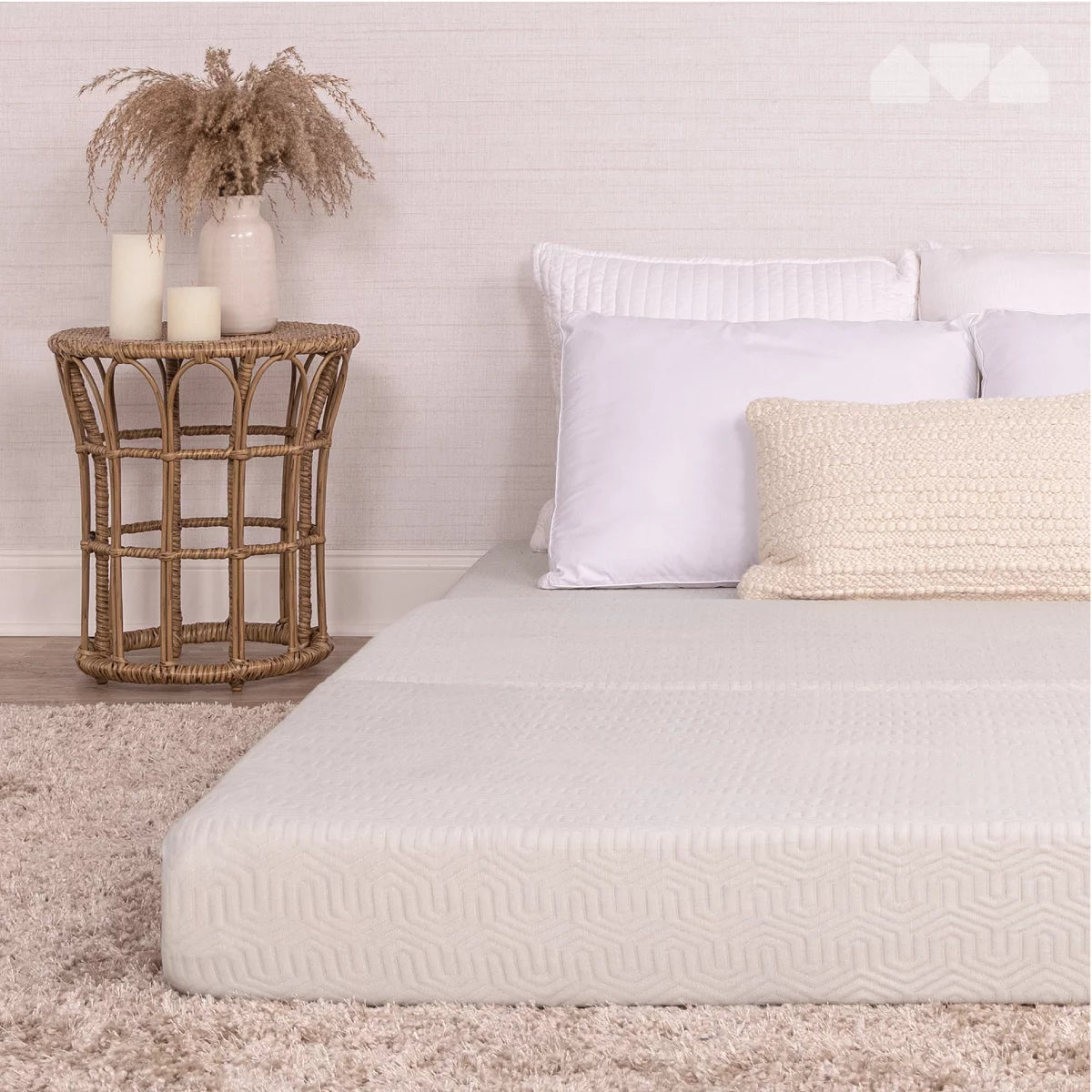 6-Inch Memory Foam Tri Folding Mattress Full Size X688815