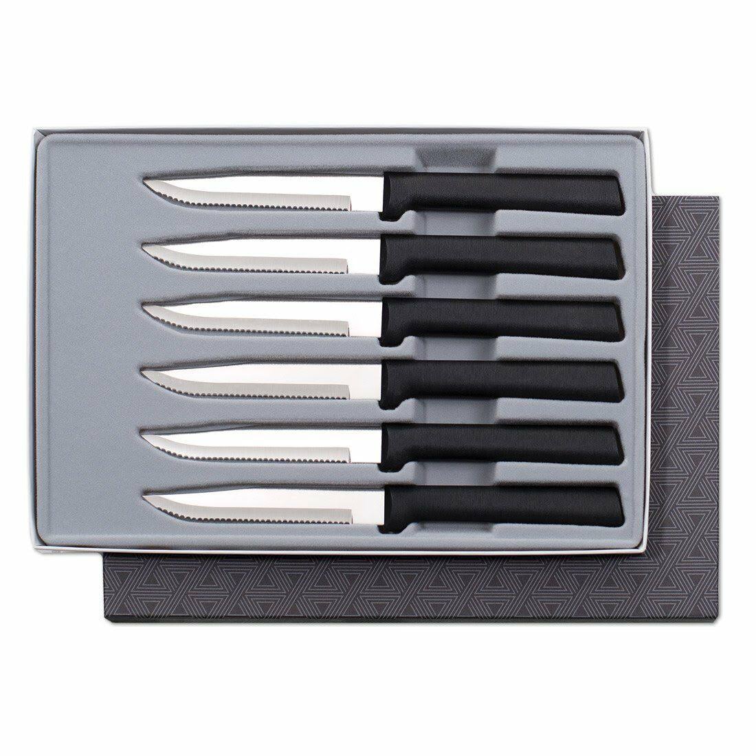 Serrated Steak Knife Set Stainless Steel Set of 6 B1980