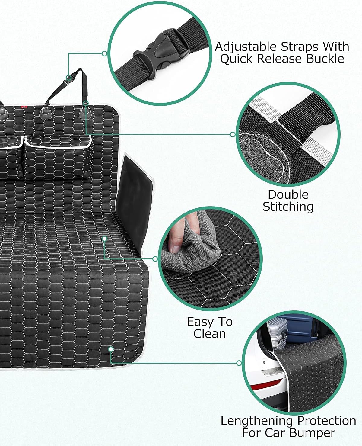 Waterproof Cargo Liner with Bumper Flap Protector K64514