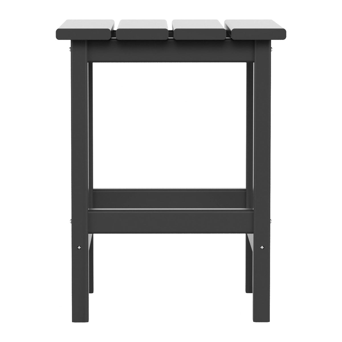 Black Plastic Adirondack Outdoor Side Table Q95989