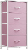 Pink 4 Drawer Fabric Dresser Z75006