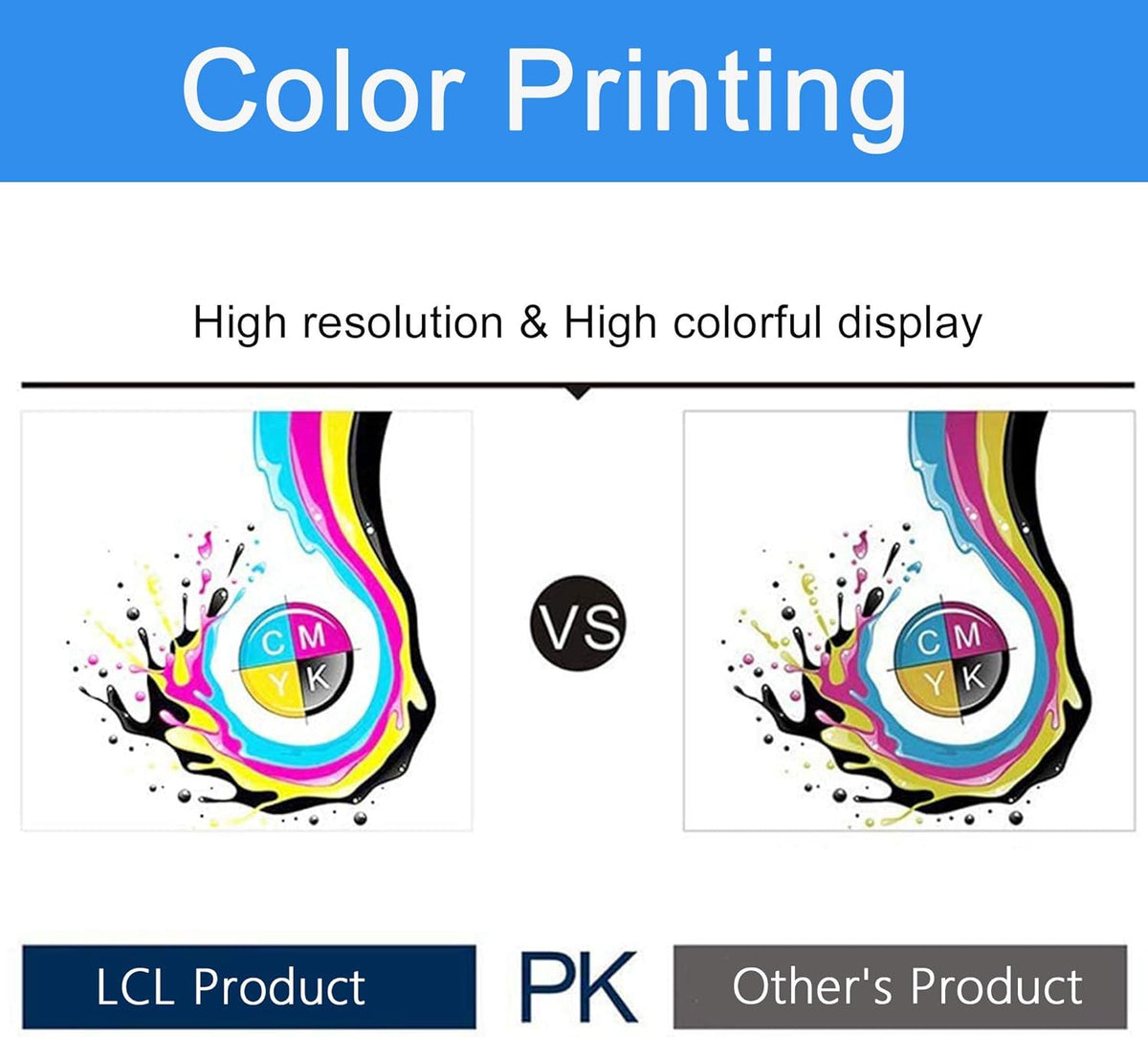 Compatible Toner Cartridge Replacement 4-Pack Black Cyan Magenta Yellow R16743