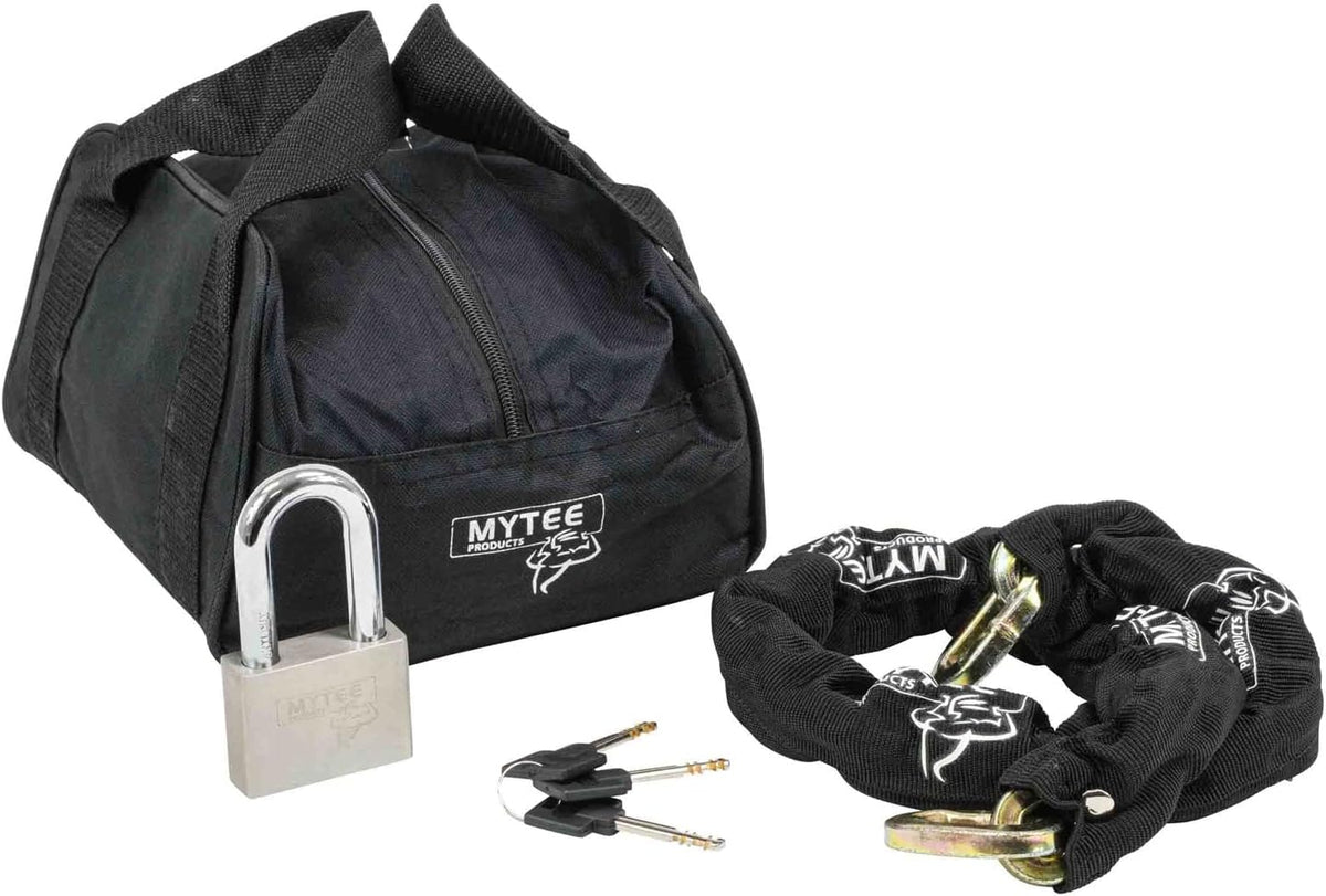Anti Cut Security Chain and Lock Kit 6 Foot x 3/8 Inch Hardened Chain S5543