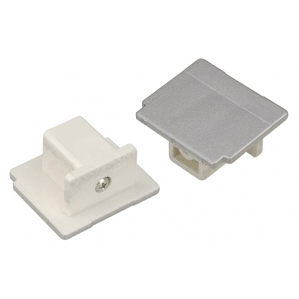 Silver-Grey End Cap for 3-Circuit Track C3402