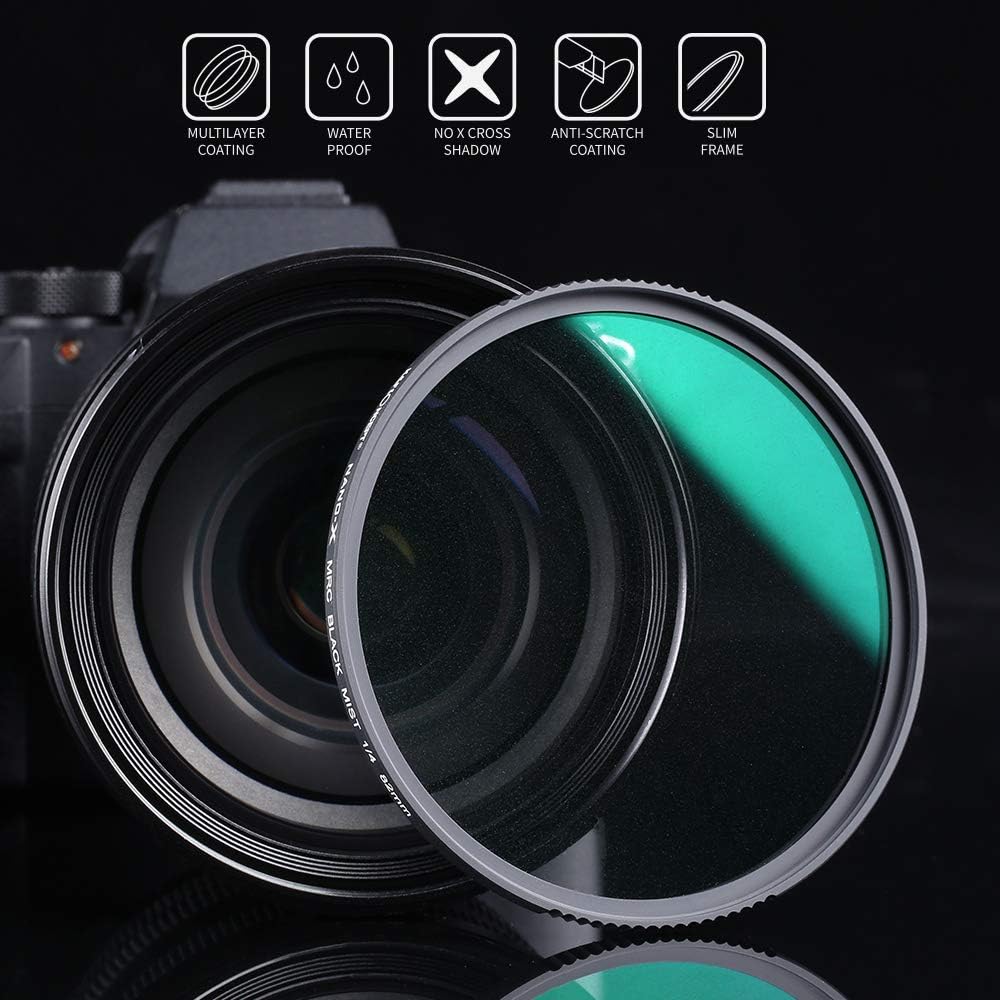 67mm Black Diffusion 1/4 Filter with Multi-Layer Coatings for Camera Lens R1700