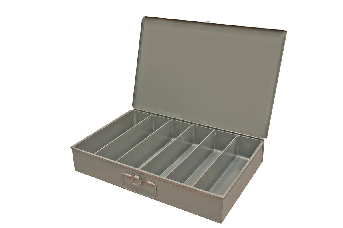 Gray Cold Rolled Steel 6 Compartment Vertical Box K9155