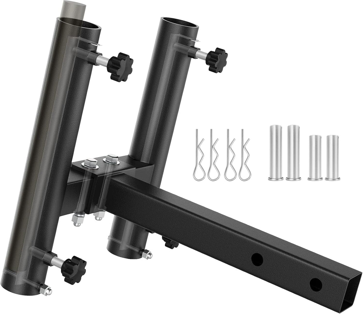 All Metal Heavy Duty Car Flag Hitch Mount Holder Y106011