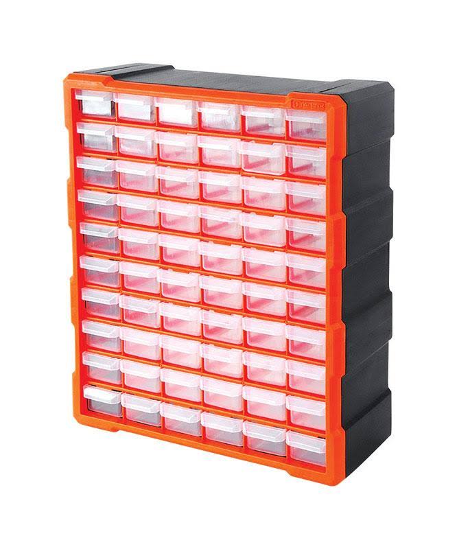 60 Drawer Cabinet Black Orange V866
