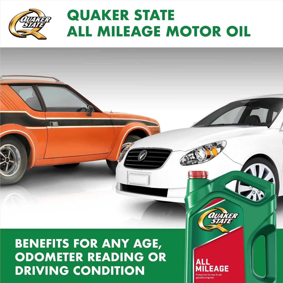 10W-40 Motor Oil, 5 Quart V157282