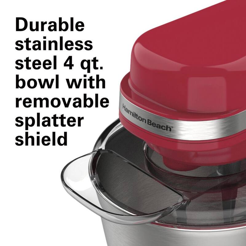 4 Quart 7-Speed Red Stand Mixer K351650