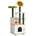 Cat Tree with Litter Box Enclosure and Scratching Posts N670498