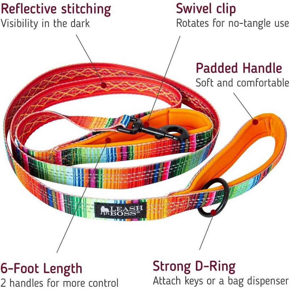 6ft Dog Leash Padded Handle C944795
