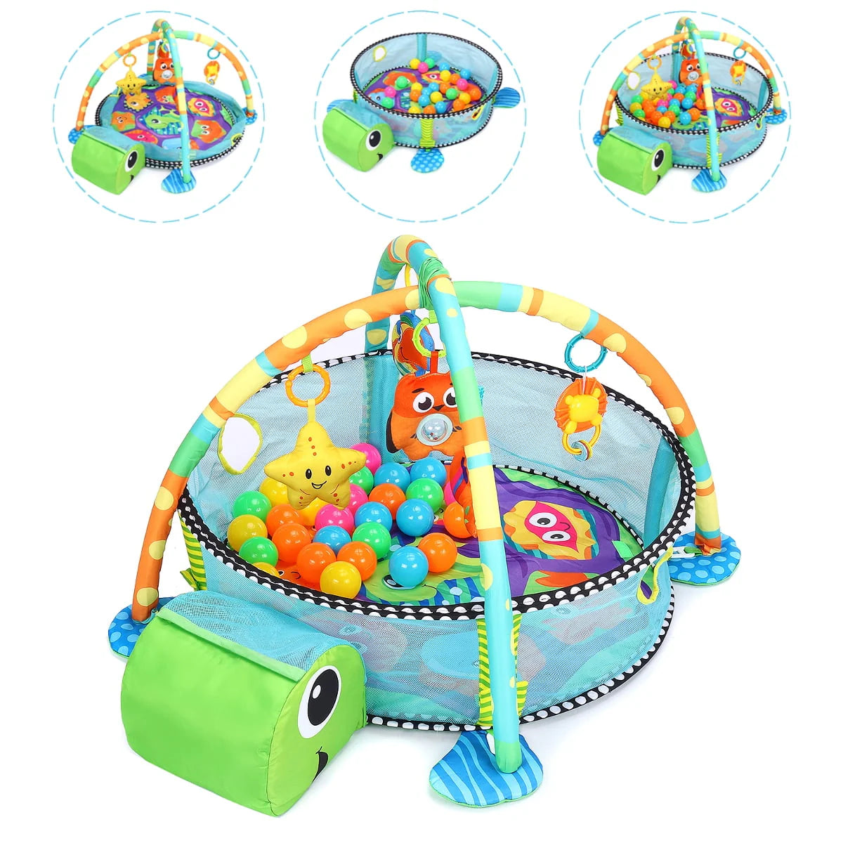 3 in 1 Baby Gym Play Mat with Ocean Ball V4330