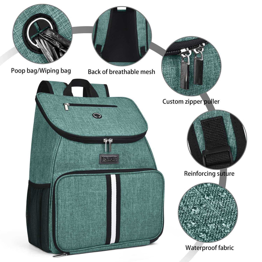 Airline Approved Dog Travel Backpack with 2 Bowls and 2 Food Baskets T841992
