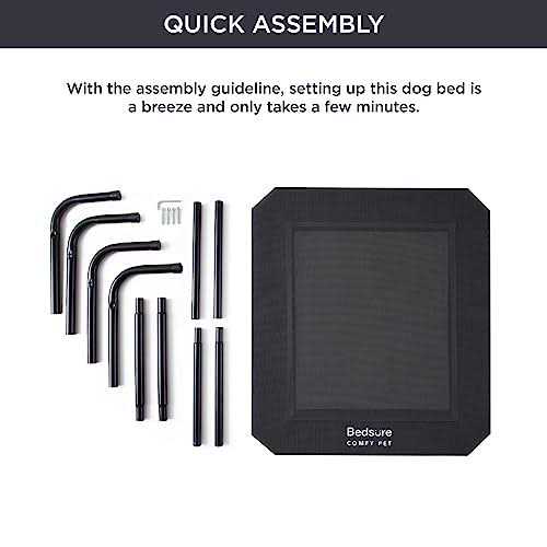 Large Elevated Cooling Outdoor Dog Bed I66441