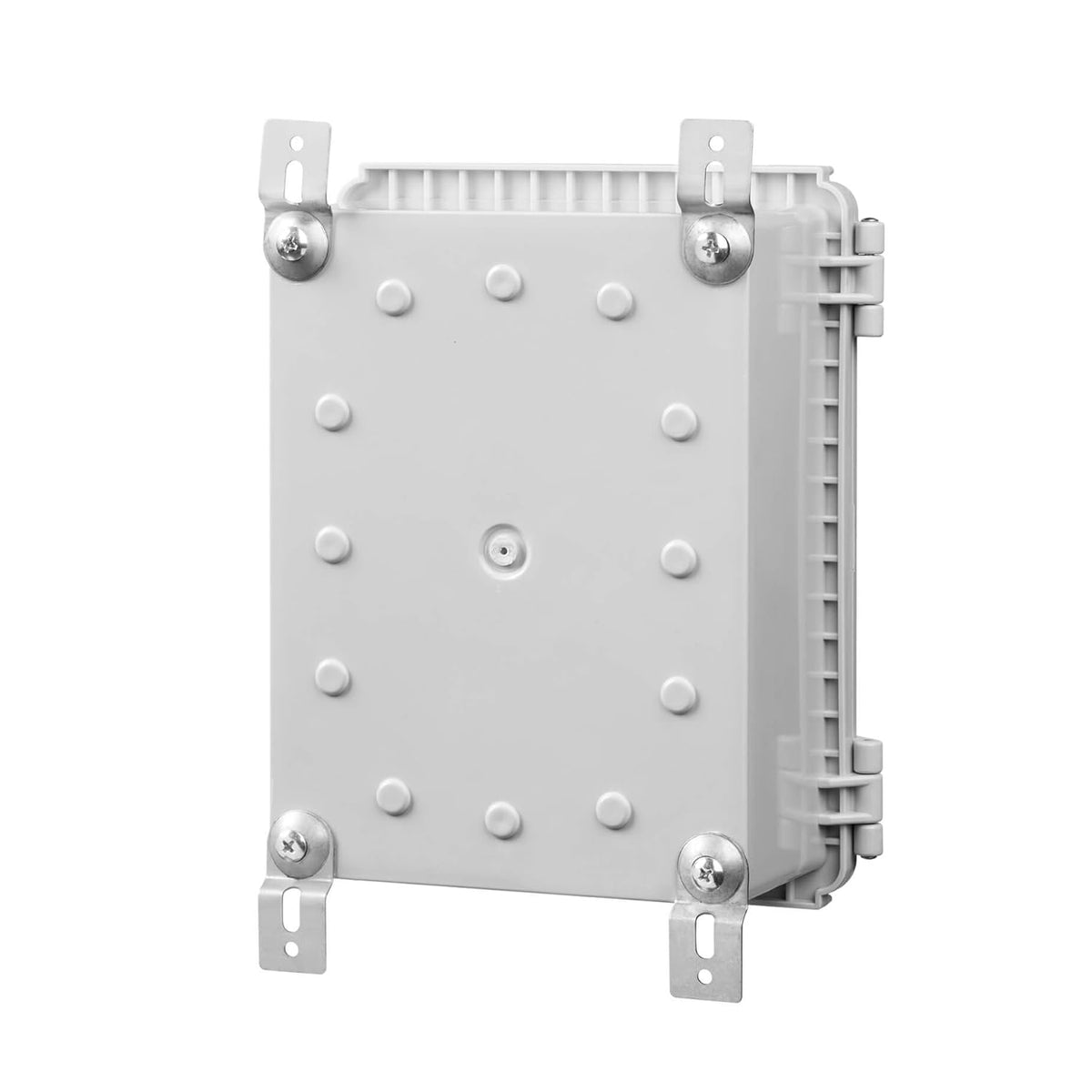 IP67 Waterproof Hinged Cover Plastic Junction Box with Mounting Plate 400×300×180mm W370