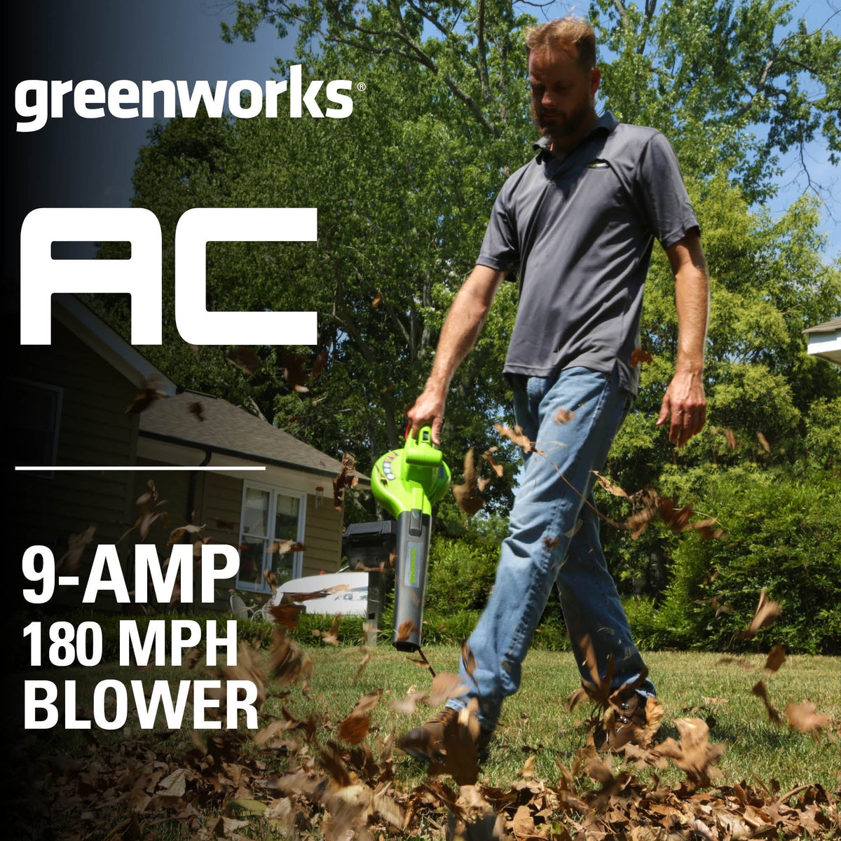9 Amp Corded Electric Leaf Blower G881