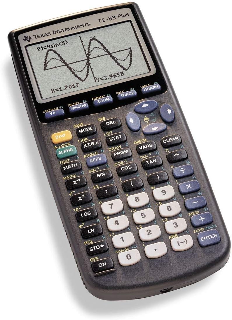 Texas Instruments TI 83 Plus Graphing Calculator I2210